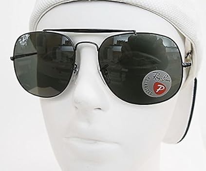 【美品】Ray-Ban サングラス レイバン 偏光サングラス Ray-Ban RB3708 002K8(56mm ブラック